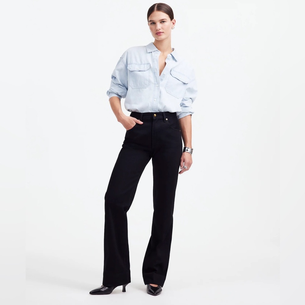 Classic Black Boot Cut Jeans - Women's
